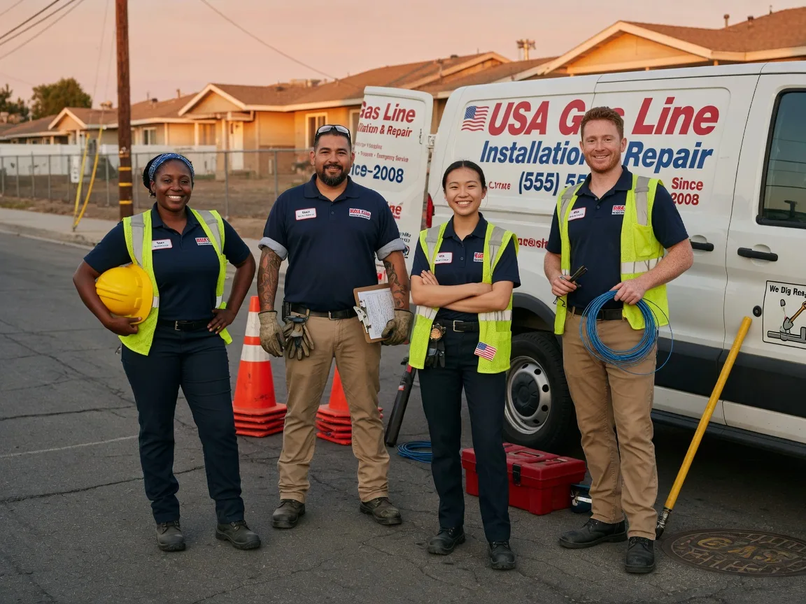 Gas Line Installation company in Sunny Side, GA